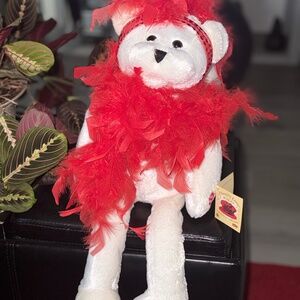 🎄NWT Chantilly Lane Musical Sitting Roxie Singing Bear